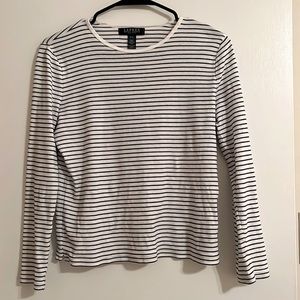 Ralph Lauren LS striped T small petite